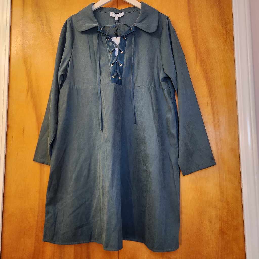 Taylor Tillman Women's Kinsley Dress In Deep Turquoise, Size S, $218 Nwt